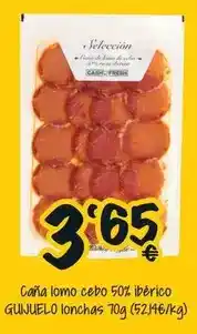 Cash Fresh Fresh - cana lomo cebo 50% ibérico oferta