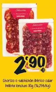 Cash Fresh Bellota - chorizo o salchichon iberico cular oferta