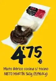Cash Fresh Nieto martín - mixto iberico cocina cl tocino oferta