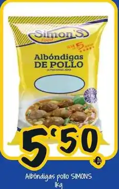 Cash Fresh Simon's - albondigas pollo oferta
