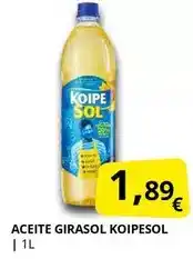Supermercados MAS Koipesol - aceite girasol oferta