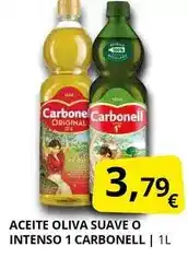 Supermercados MAS Carbonell - aceite oliva suave o intenso oferta
