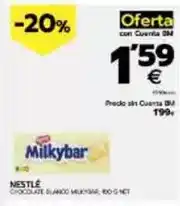 BM Supermercados Milkybar - chocolate blanco vergear oferta