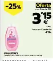 BM Supermercados Johnson's - combi novel oferta