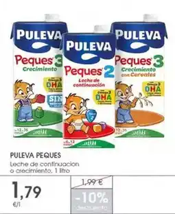 Supermercados Plaza Puleva - leche de continuacion o crecimiento oferta