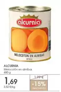 Supermercados Plaza Alcurnia - melcoton en almibar oferta