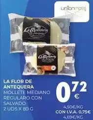 CashDiplo Flor de antequera - mollete mediano regularo con salvado oferta