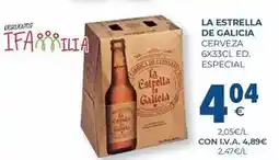 CashDiplo Estrella galicia - cerveza 6x33cl oferta