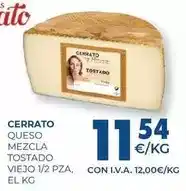 CashDiplo Cerrato - queso mezcla tostado viejo 1/2 pza oferta