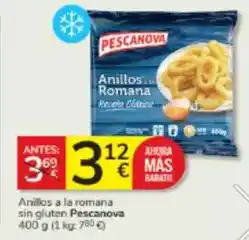 Consum Pescanova - anillos a la romana sin gluten oferta
