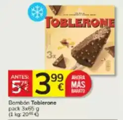 Consum Toblerone - bombon oferta