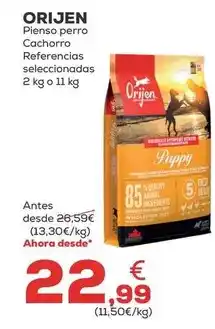 Kiwoko Orijen - pienso perro cachorro referencias seleccionadas oferta