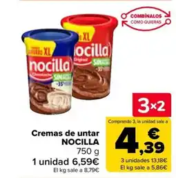 Carrefour NOCILLA Cremas de untar oferta