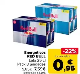Carrefour RED BULL Energéticos oferta