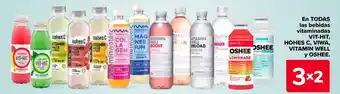 Carrefour VIT-HIT HOHES C, VIWA, VITAMIN WELL y OSHEE En todas las bebidas vitaminadas oferta