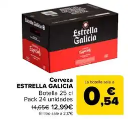 Carrefour ESTRELLA GALICIA Cerveza oferta