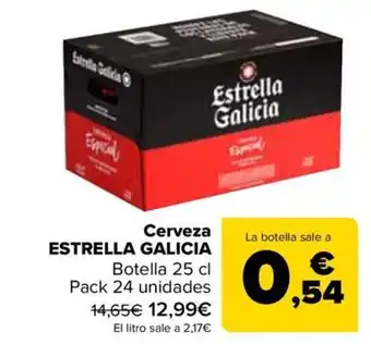 Carrefour ESTRELLA GALICIA Cerveza oferta