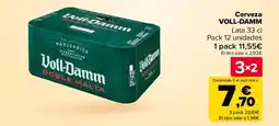 Carrefour VOLL-DAMM Cerveza oferta