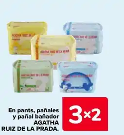 Carrefour AGATHA RUIZ DE LA PRADA En pants, pañales y pañal bañador oferta