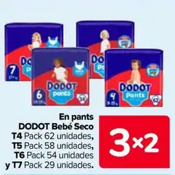 Carrefour DODOT En pants Bebé Seco oferta