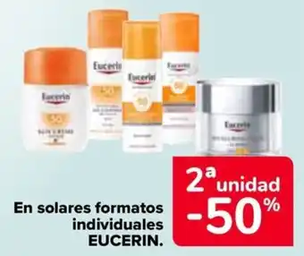 Carrefour EUCERIN En solares formatos individuales oferta