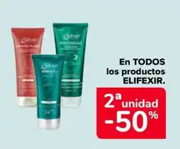 Carrefour ELIFEXIR En todos los productos oferta
