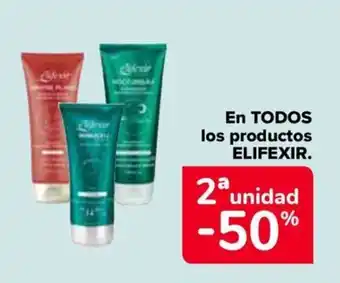 Carrefour ELIFEXIR En todos los productos oferta