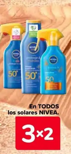 Carrefour NIVEA En todos los solares oferta