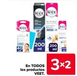Carrefour VEET En todos los productos oferta