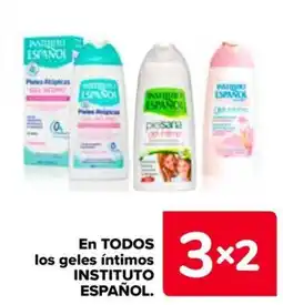 Carrefour INSTITUTO ESPAÑOL En todos los geles íntimos oferta