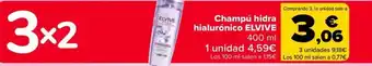 Carrefour ELVIVE Champú hidra hialurónico oferta
