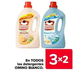 Carrefour OMINO BIANCO En todos los detergentes oferta