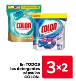 Carrefour COLON En todos los detergentes cápsulas oferta