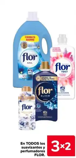 Carrefour FLOR En todos los suavizantes y perfumadores oferta