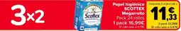 Carrefour SCOTTEX Papel higiénico oferta