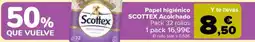 Carrefour SCOTTEX Papel higiénico Acolchado oferta