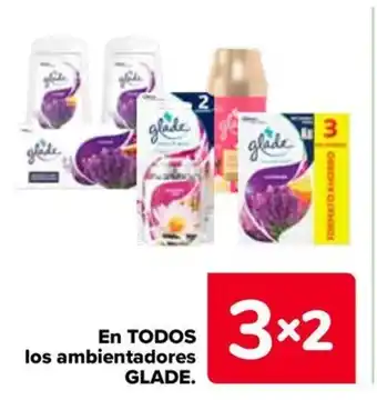 Carrefour GLADE En todos los ambientadores oferta