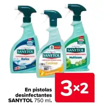 Carrefour SANYTOL En pistolas desinfectantes oferta