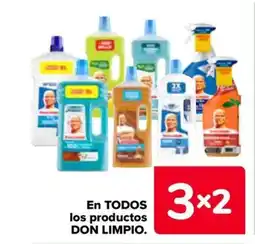 Carrefour DON LIMPIO En todos los productos oferta