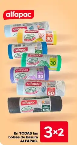 Carrefour ALFAPAC En todas las bolsas de basura oferta