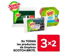 Carrefour SCOTCH-BRITE En todas los productos de limpieza. oferta