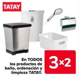Carrefour TATAY En todos los productos de baño, ordenación y limpieza oferta
