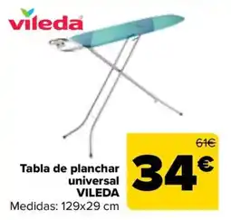 Carrefour VILEDA Tabla de planchar universal oferta