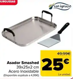 Carrefour Asador Smashed 39x25x2 cm oferta