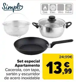Carrefour Set especial apartamento oferta