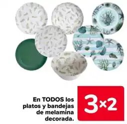 Carrefour En todos los platos y bandejas de melamina decorada. oferta
