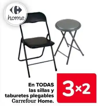 Carrefour En todas las sillas y taburetes plegables carrefour home. oferta