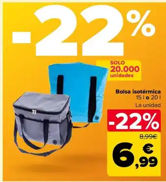 Carrefour Bolsa isotérmica oferta
