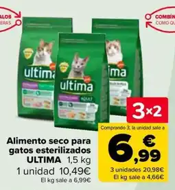 Carrefour ULTIMA Alimento seco para gatos esterilizados oferta