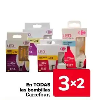 Carrefour En todas las bombillas carrefour. oferta